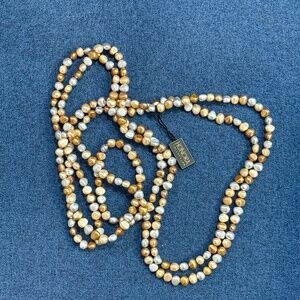 Honora Cultured Pearl 80" Endless Necklace - NWT